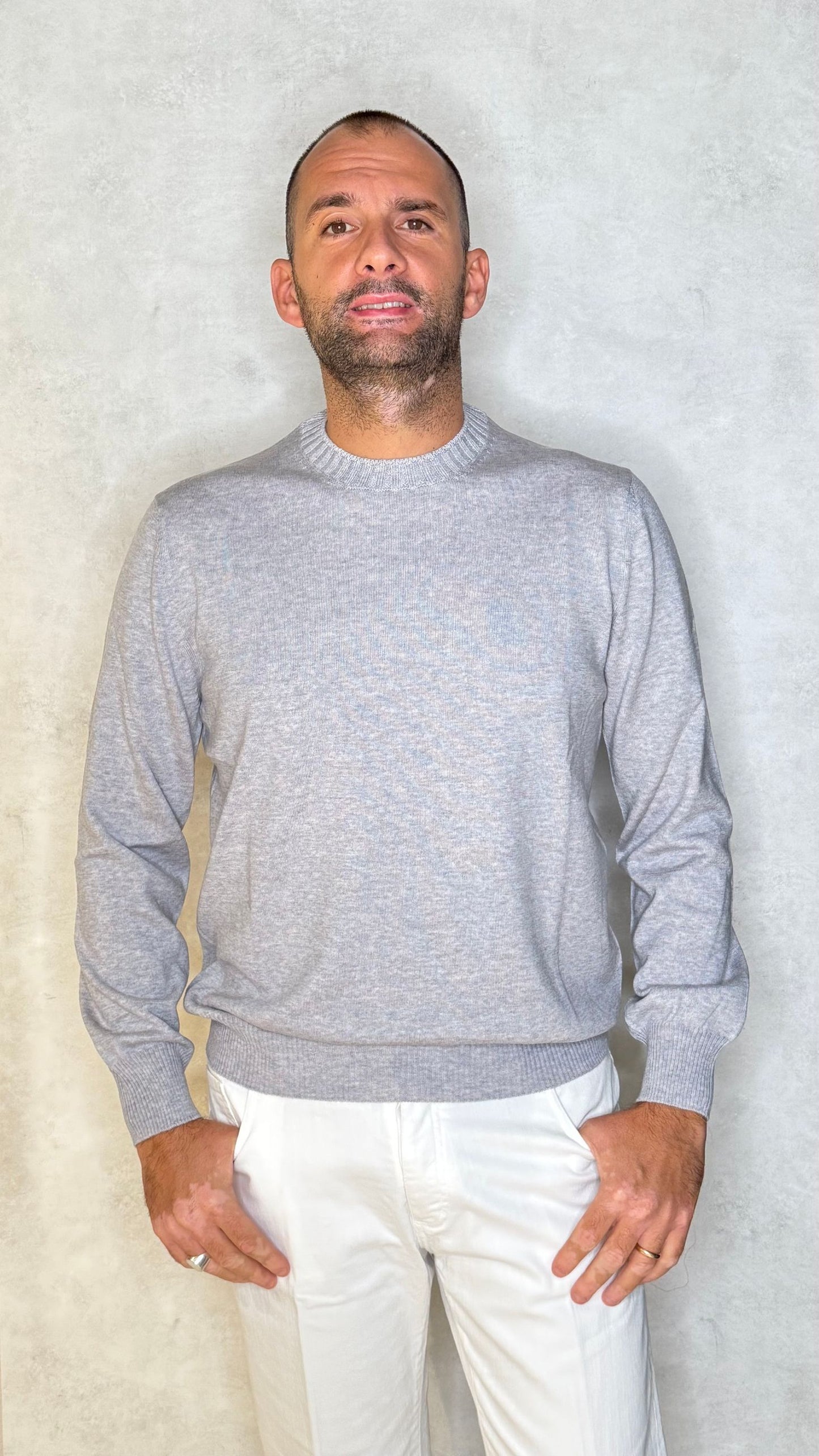 GIROCOLLO57124/14821/GRIGIO - MAGLIA - aplomb