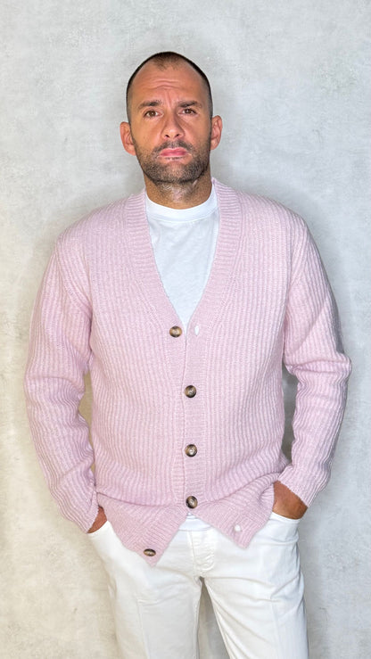 MAXICARDIGANFX3102/1889ROSA - MAXI CARDIGAN - PRIVATI