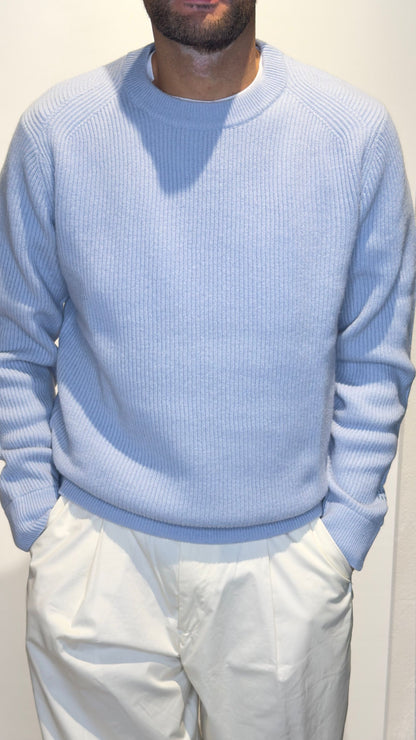 12136/DUSTYBLUE - MAGLIA - GABBA