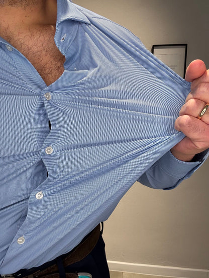 NETOXFORD/AR25SR11CA COL.BLUETTE - CAMICIA NO STIRO - ARCHIVIUM