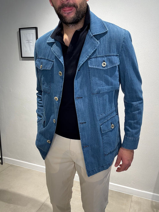 SARIANACOSMO/DENIM - FIELD JACKET - MARTIN ZELO