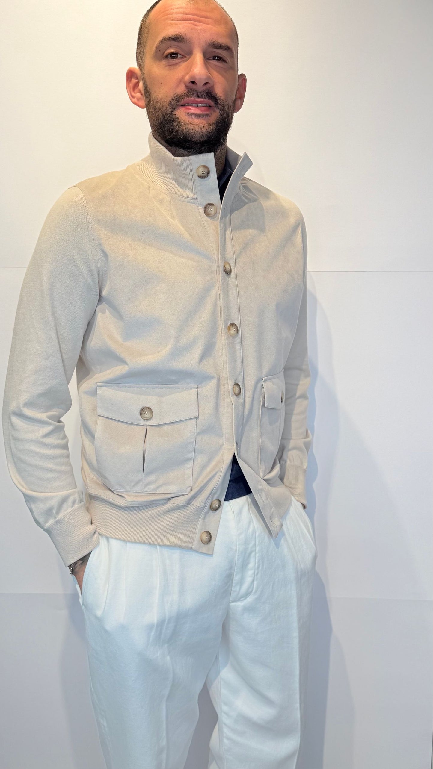 57149/18067/GESSO - CARDIGAN - aplomb
