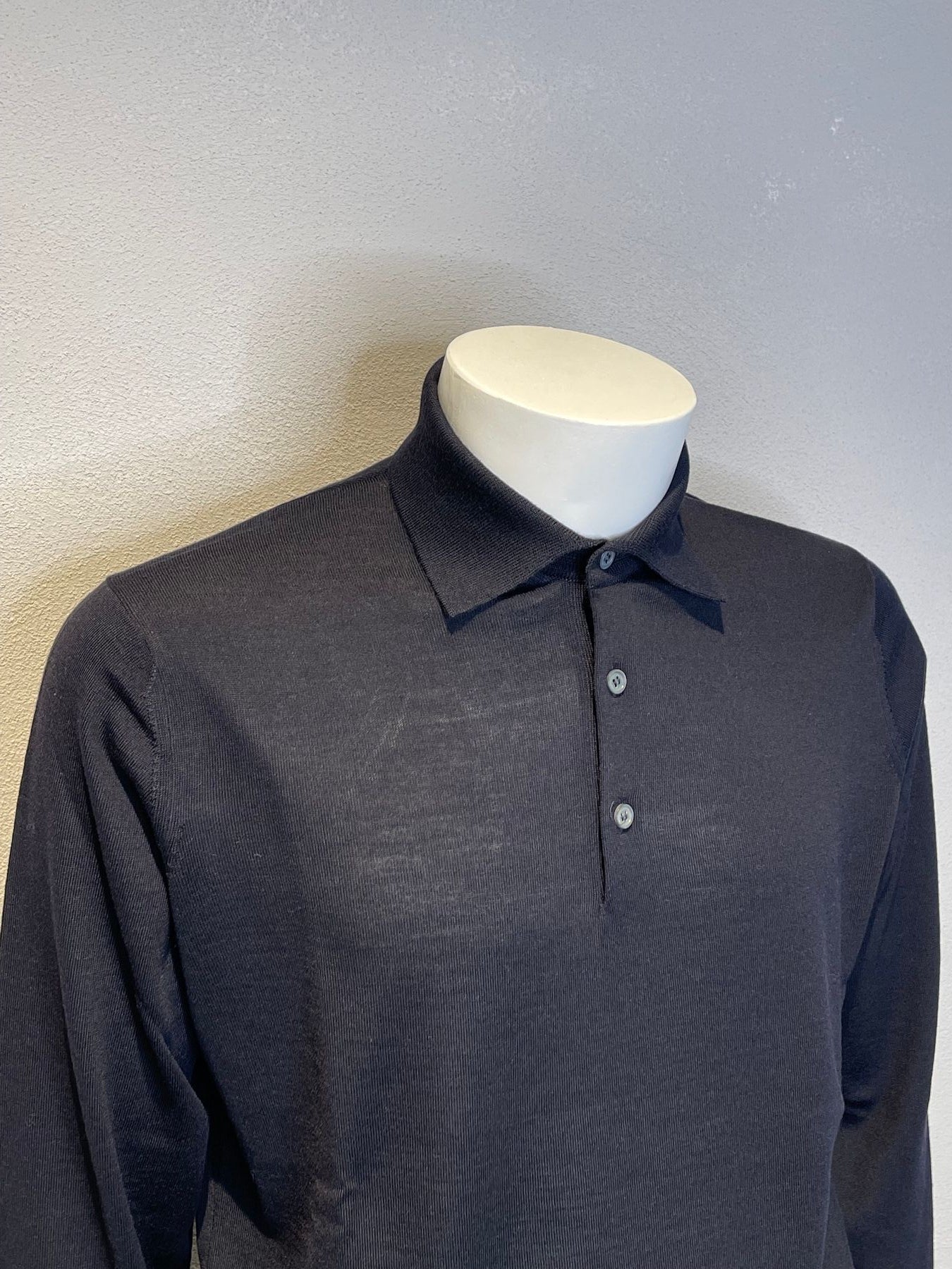 PL1ML/RM16R COL.BLU - POLO M/L - FILIPPO DE LAURENTIIS