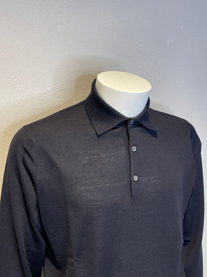PL1ML/RM16R COL.BLU - POLO M/L - FILIPPO DE LAURENTIIS