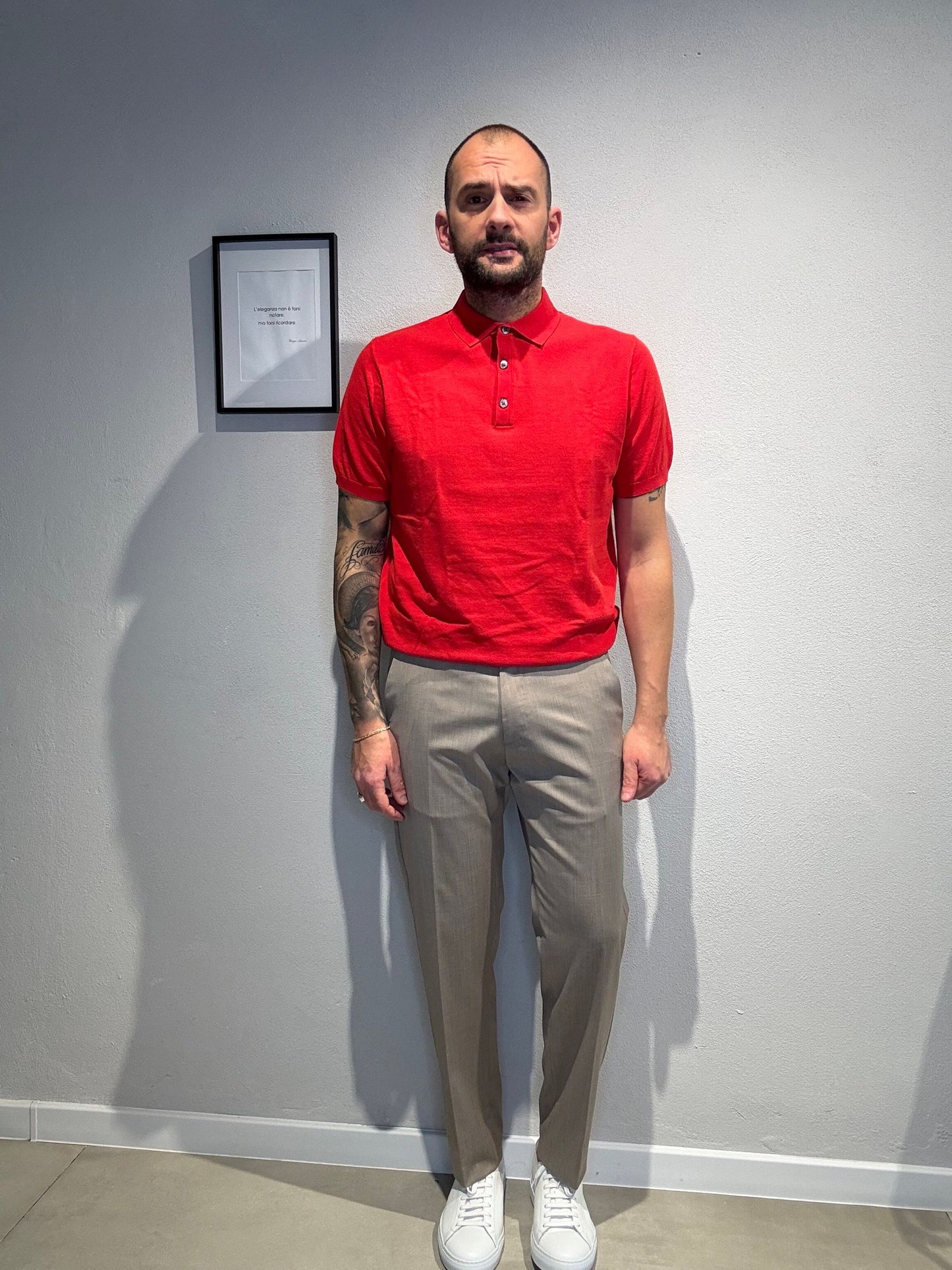 DK87004/ROSSO - POLO M/M - DIKTAT