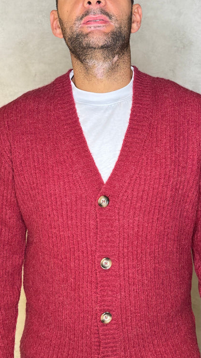 MAXICARDIGANFX3102/1961BORDEAUX - MAXI CARDIGAN - PRIVATI
