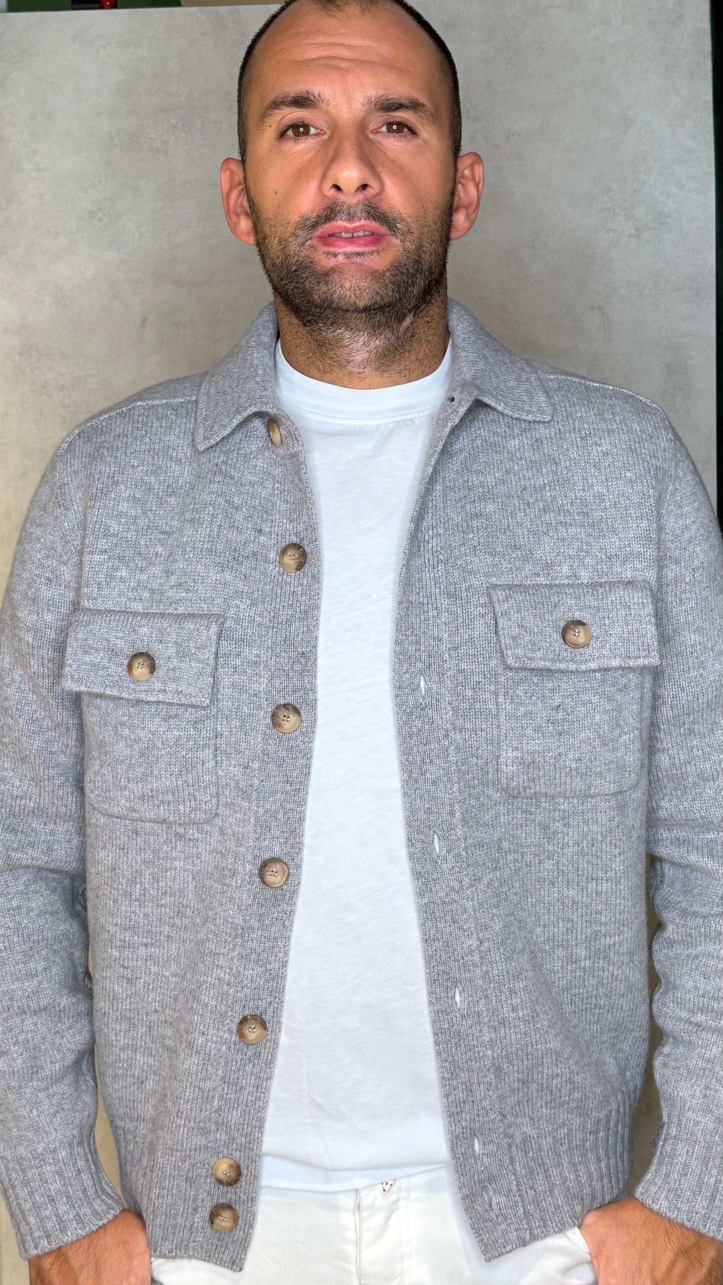 MAXICARDIGAN13109/25079/073GRIGIOCHIARO - MAXI CARDIGAN - aplomb