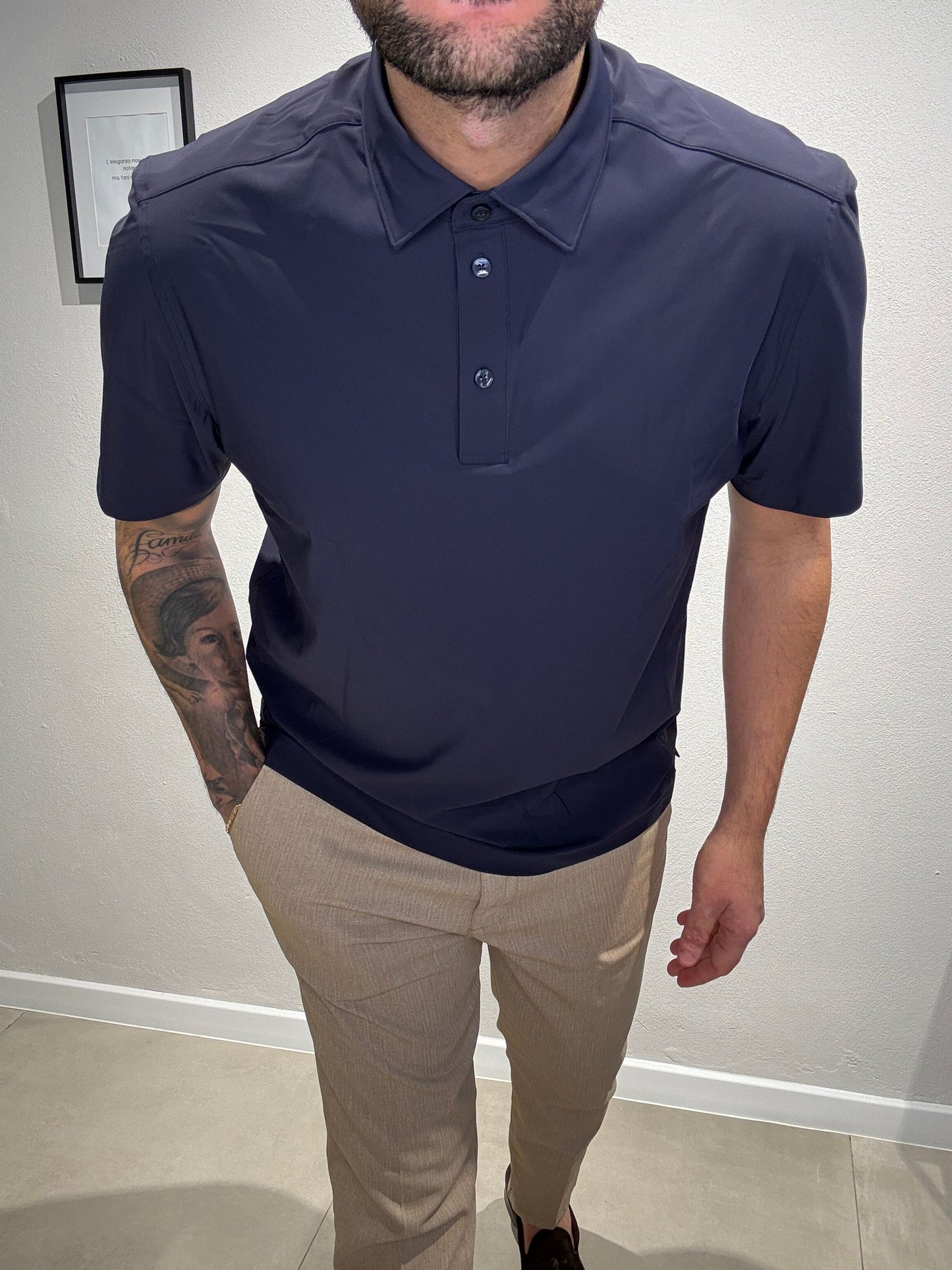 NEU5/AR25S55PO COL.NAVY BLUE - POLO M/M NO STIRO - ARCHIVIUM