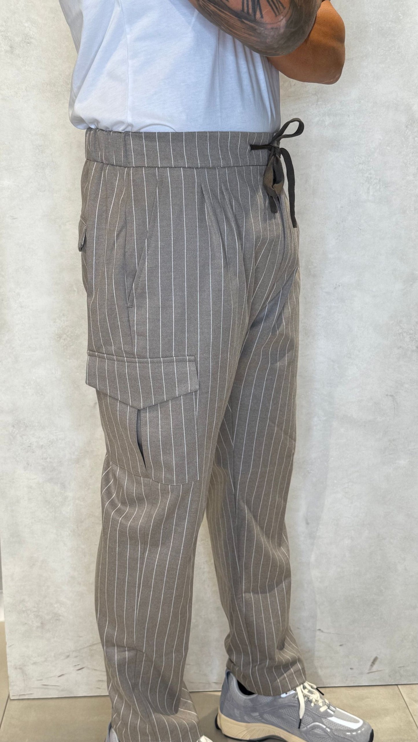 PDINO-T/GESSATOBEIGE - PANTALACCIO - MARTIN ZELO