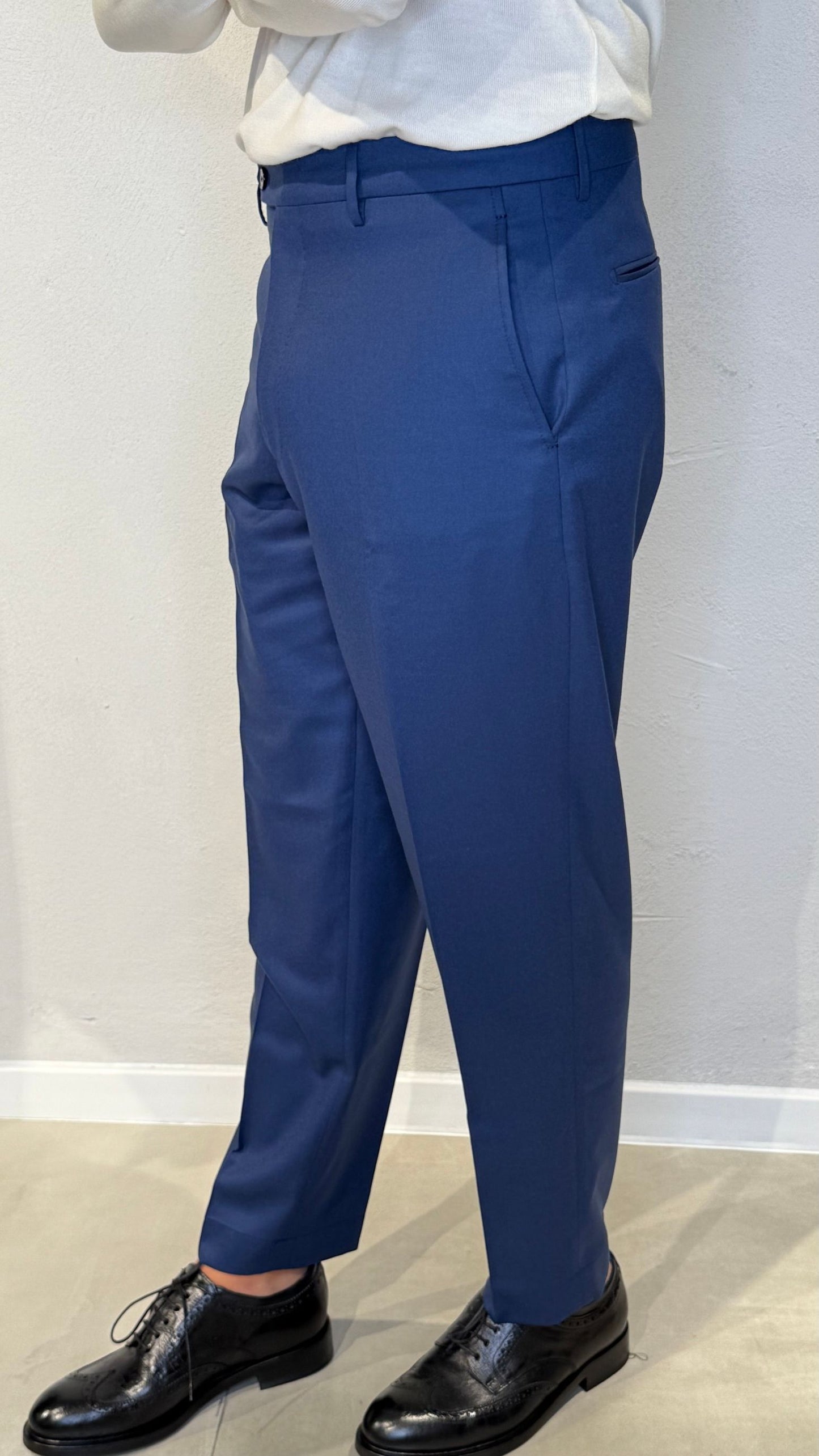 CHIAIAFFLONGVB8996/BLUE - PANTALONE - BERWICH