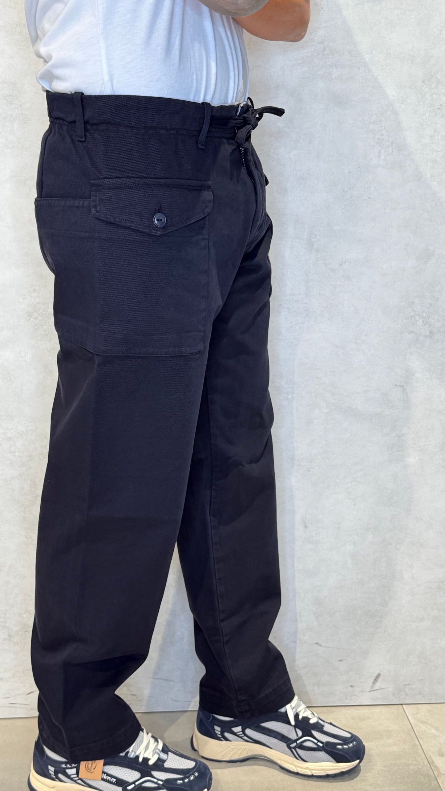 ETIENNE26/BLU - PANTALONE - PANAMA ROUTE