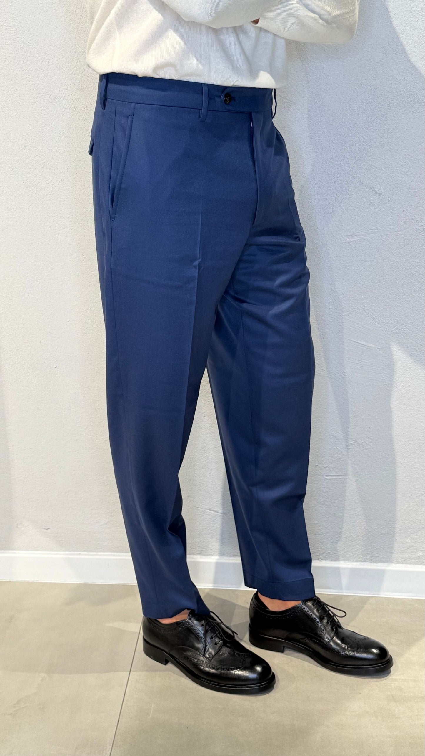 CHIAIAFFLONGVB8996/BLUE - PANTALONE - BERWICH