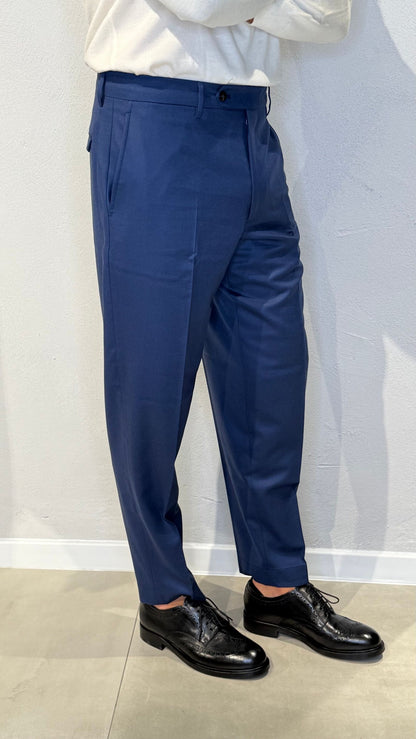 CHIAIAFFLONGVB8996/BLUE - PANTALONE - BERWICH