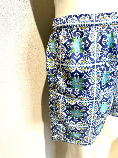 25S03BW/PL305/MAIOLICHE/BLUE - COSTUME - PHILOTINTO