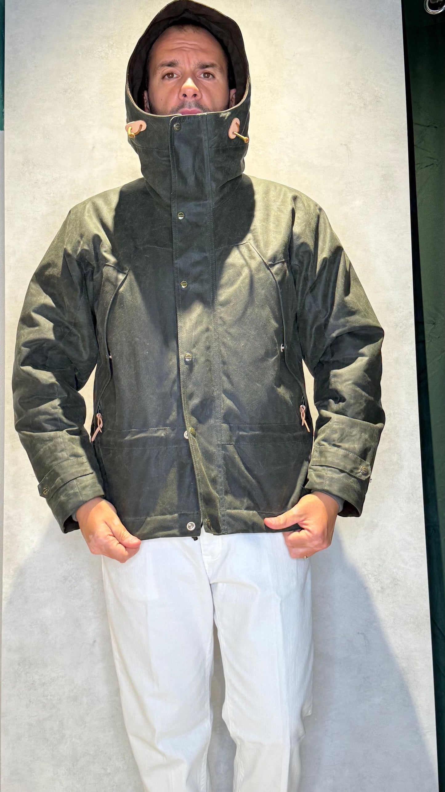 7003-WX/DARKGREEN - GIUBBINO - MANIFATTURA CECCARELLI