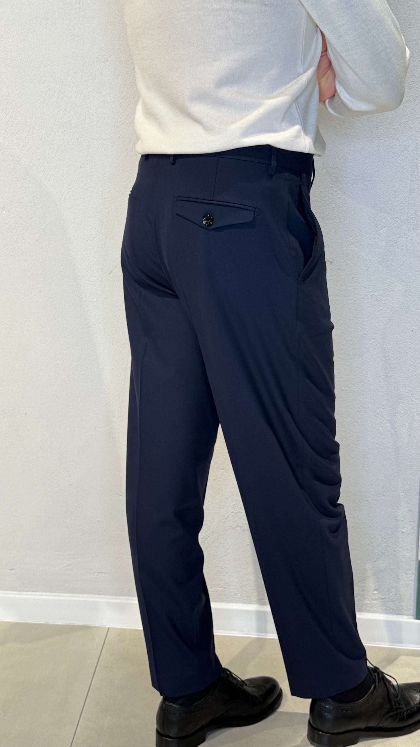 CHIAIAFFLONGBN7000X/NAVY - PANTALONE - BERWICH