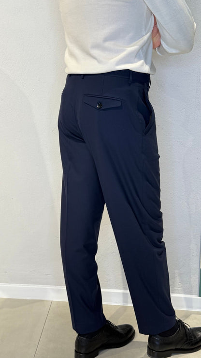 CHIAIAFFLONGBN7000X/NAVY - PANTALONE - BERWICH