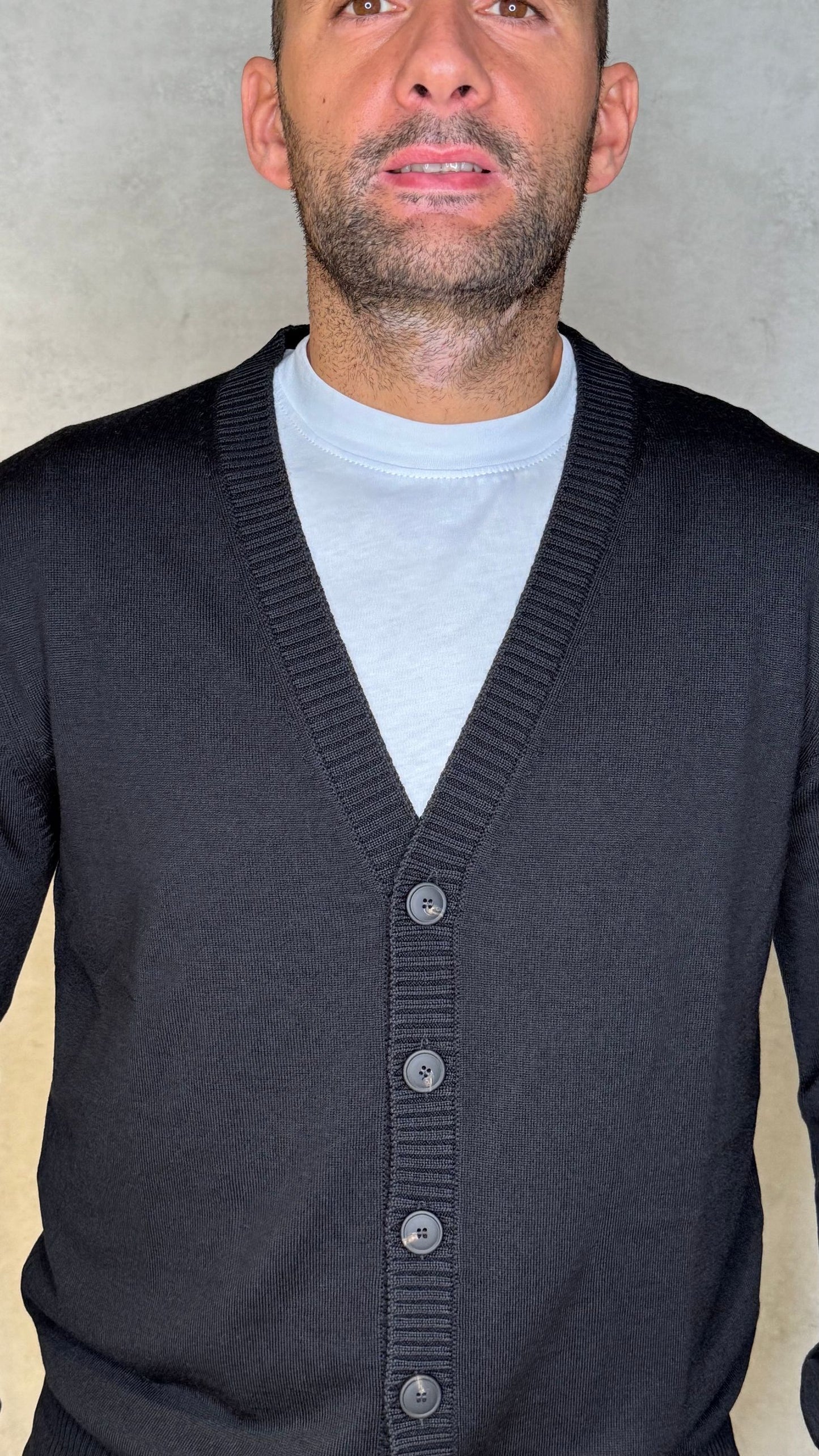 CARDIGAN57104/14821/NERO - CARDIGAN - aplomb