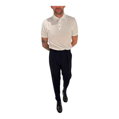 CHIAIALONGAN1436/NAVY - PANTALONE - BERWICH