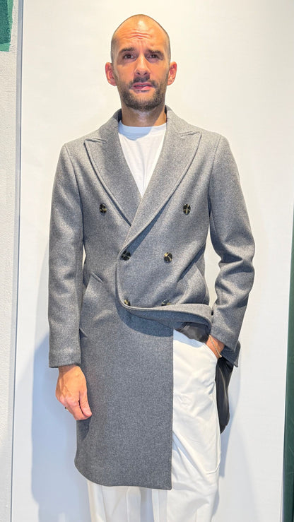 DOUDLECOAT/GRIGIO - CAPPOTTO - MARTIN ZELO