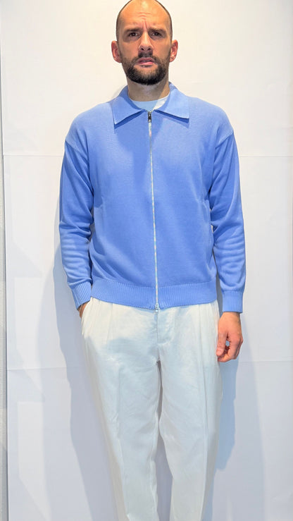 FX9607/AZZURRO - CARDIGAN - PRIVATI
