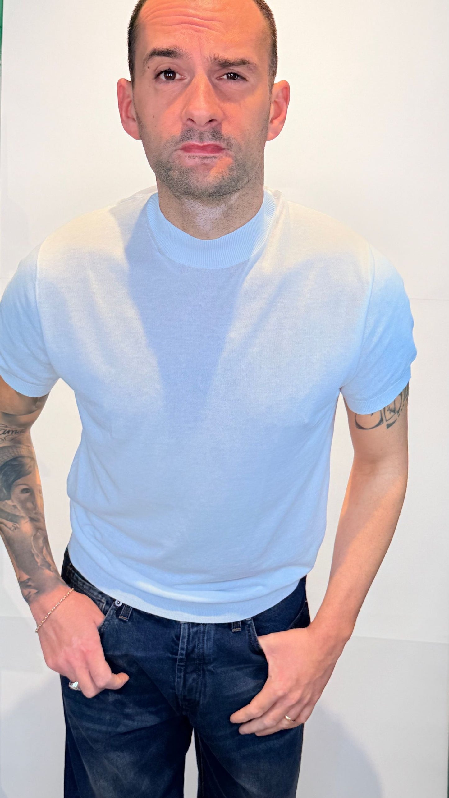 M070528/102BIANCO - T-SHIRT - EMERGING