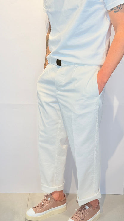 VICTOR/OFFWHITE - PANTALONE - PANAMA ROUTE