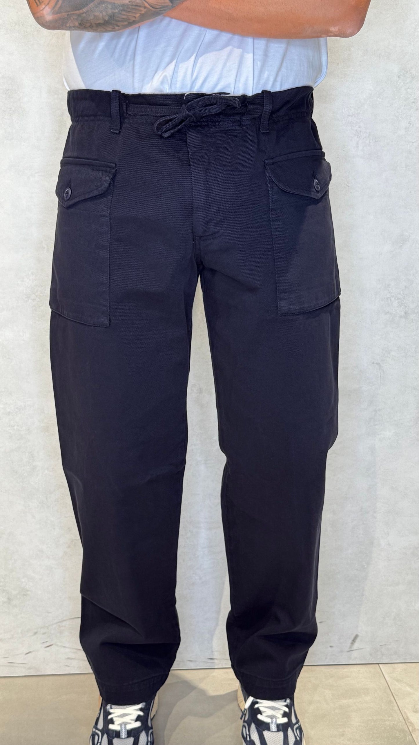 ETIENNE26/BLU - PANTALONE - PANAMA ROUTE