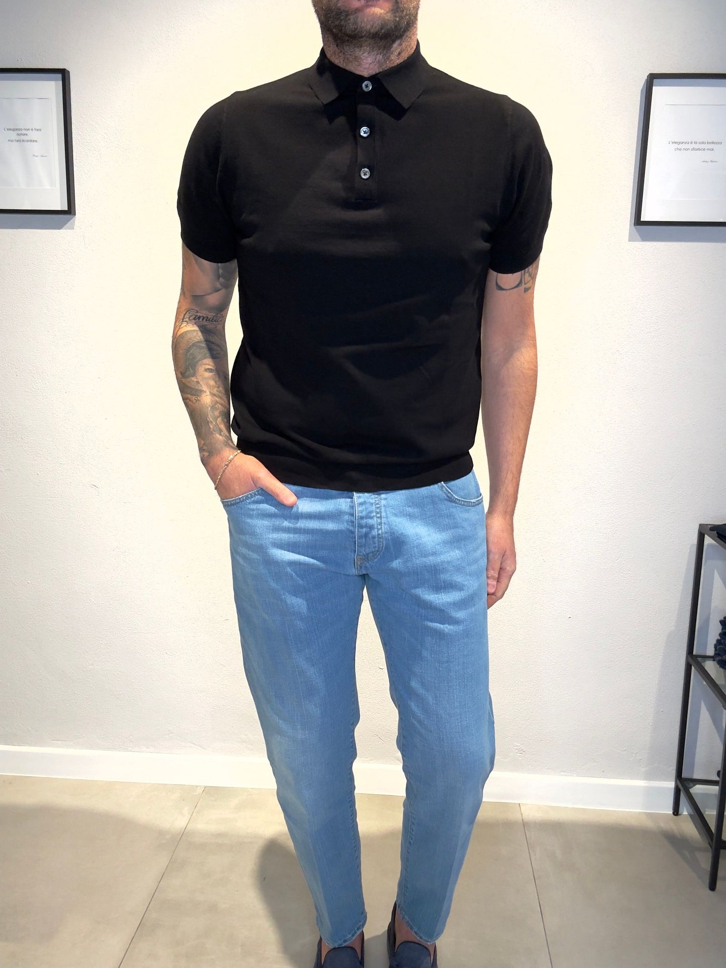 DK87004/NERO - POLO M/M - DIKTAT