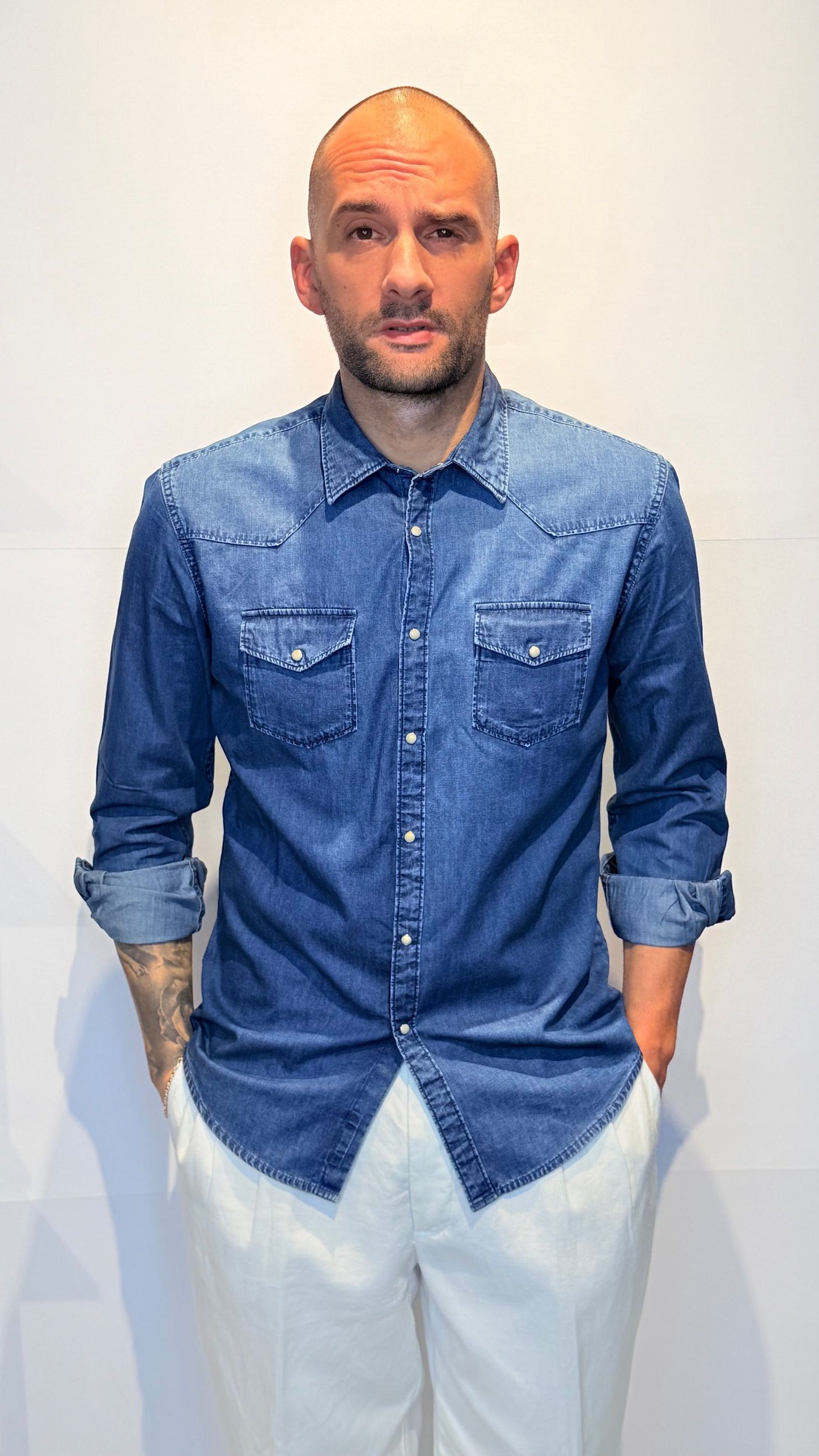 26S17CA-JEANS1030A-2 - CAMICIA - PHILOTINTO