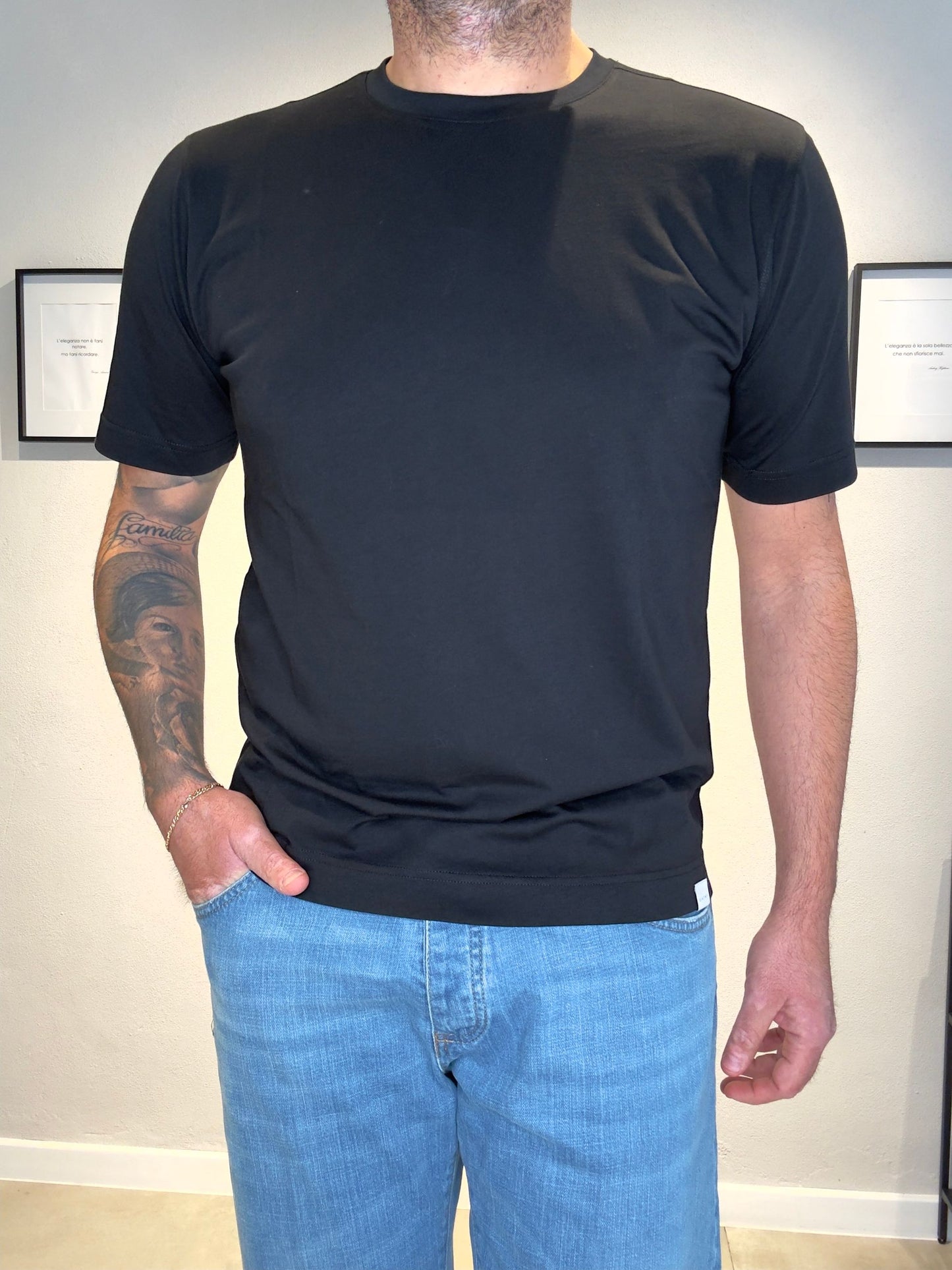 DK87103/NERO - T-SHIRT M/M - DIKTAT