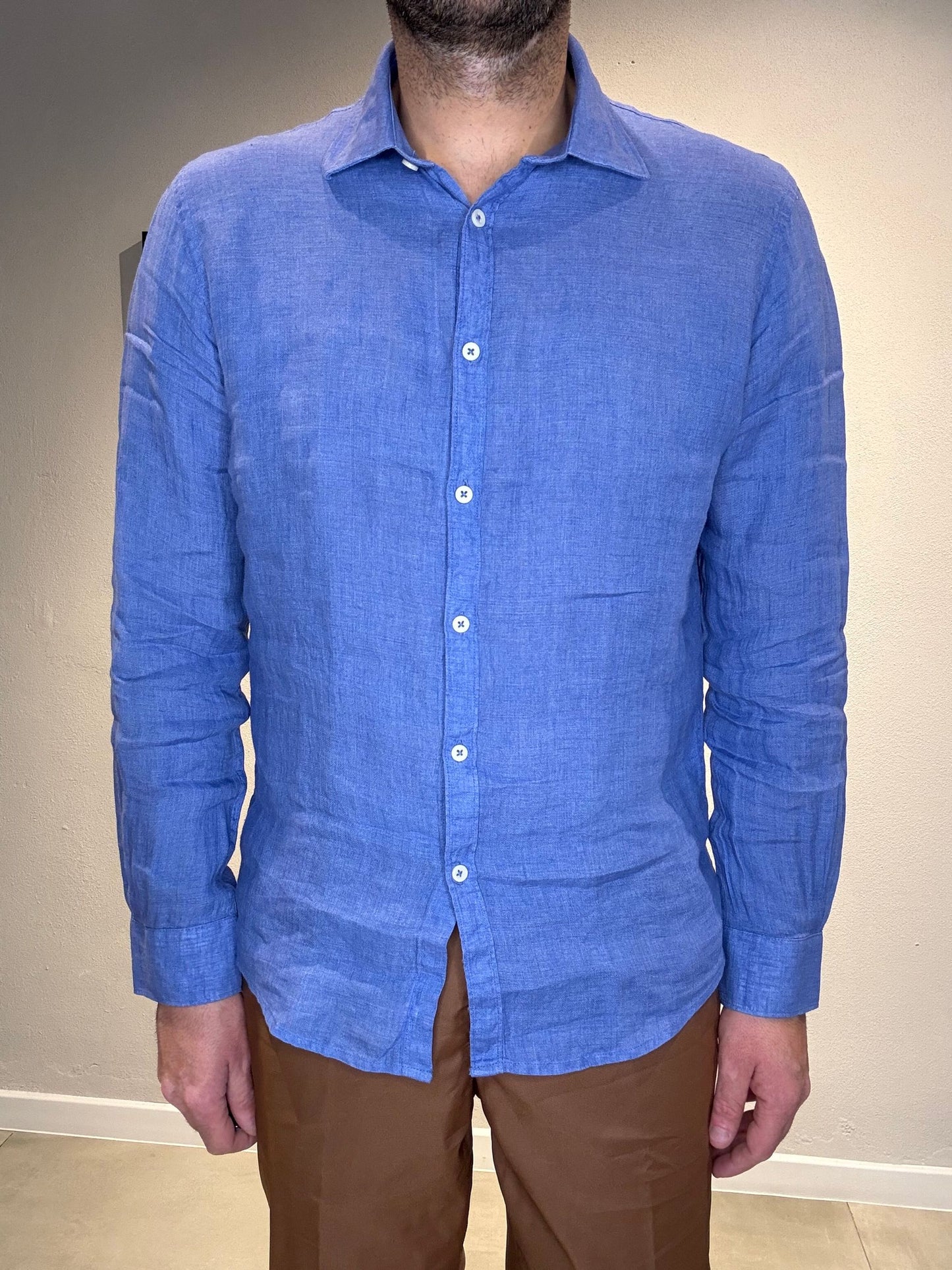 25S18CALINEN/CAPRIBLUE - CAMICIA - PHILOTINTO