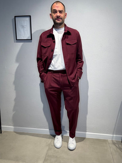 PANTA900P162/BORDEAUX - PANTALONE - IDENTITA' ITALIANA