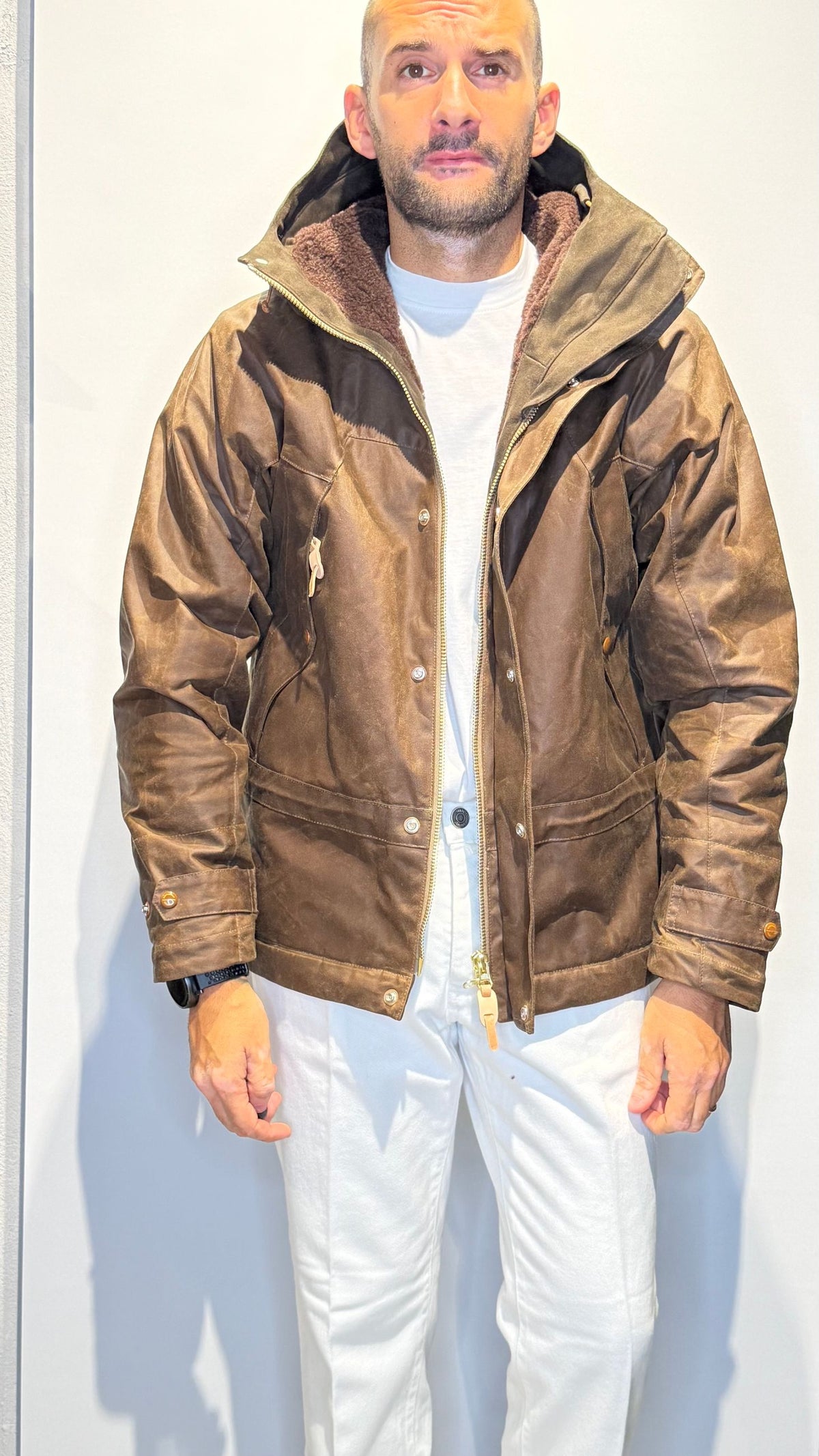 7003-WX/DARKTAN - GIUBBINO - MANIFATTURA CECCARELLI