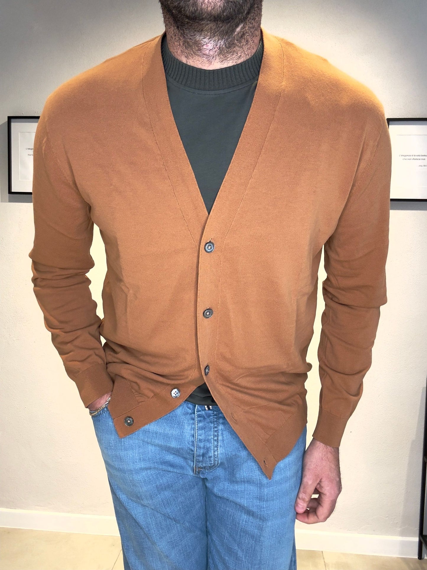 DK87002/BISCOTTO - CARDIGAN - DIKTAT