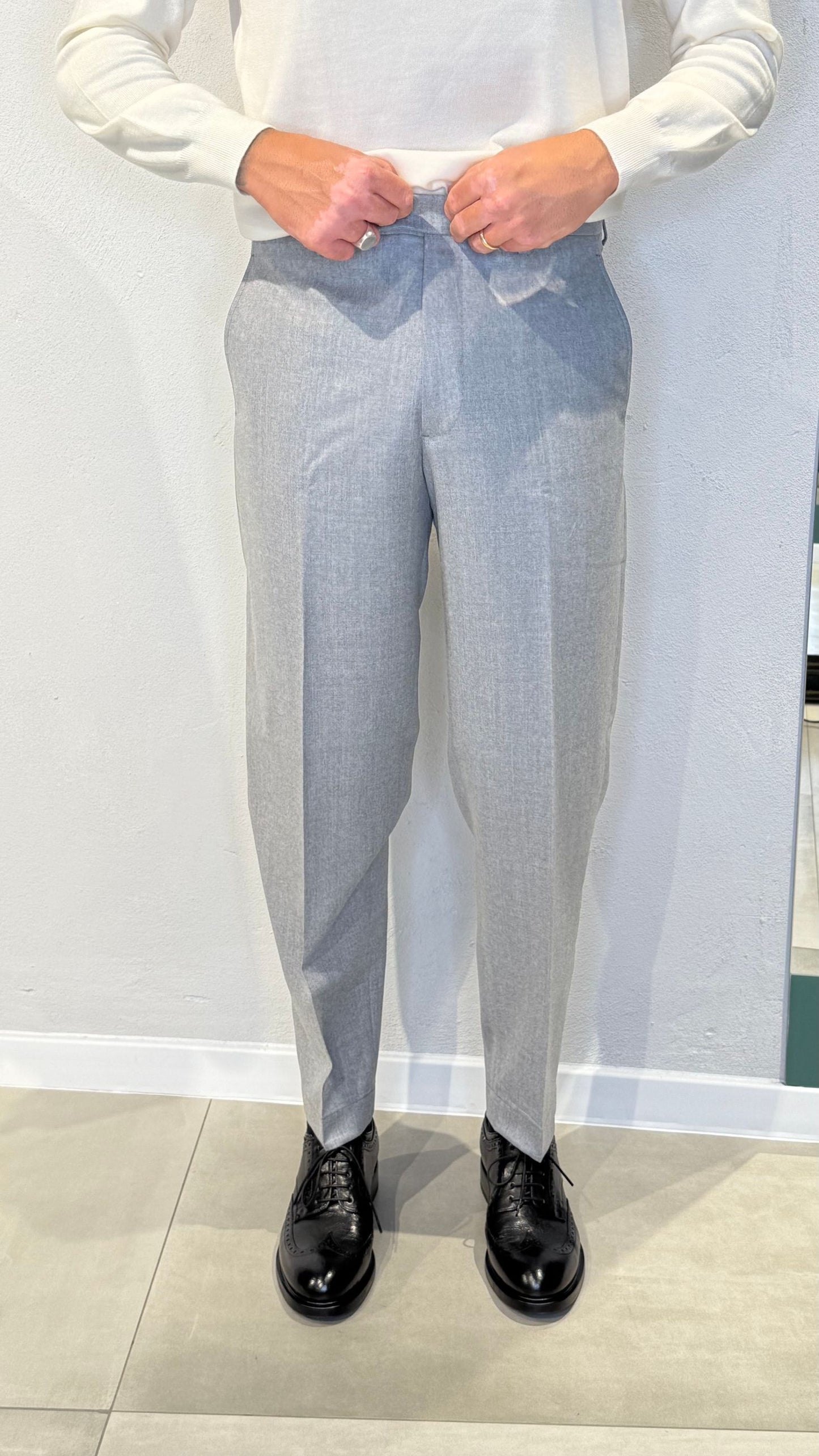 CHIAIAFFLONGVB8996/ICEGRE - PANTALONE - BERWICH