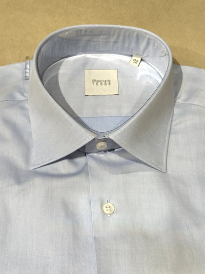 TWILL/CELESTE - CAMICIA - MAURIZIO TESSE